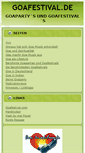 Mobile Screenshot of goafestival.de